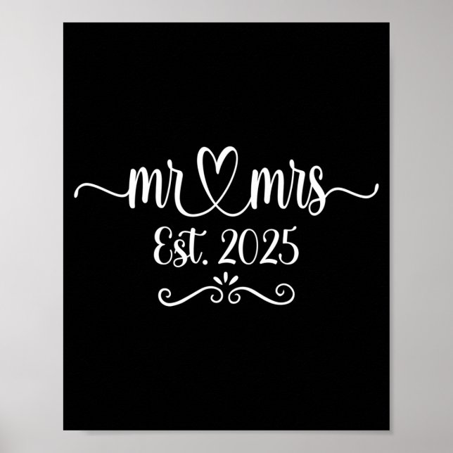 Medan herr och fru est 2025 gifta make &amp; poster (Framsidan)