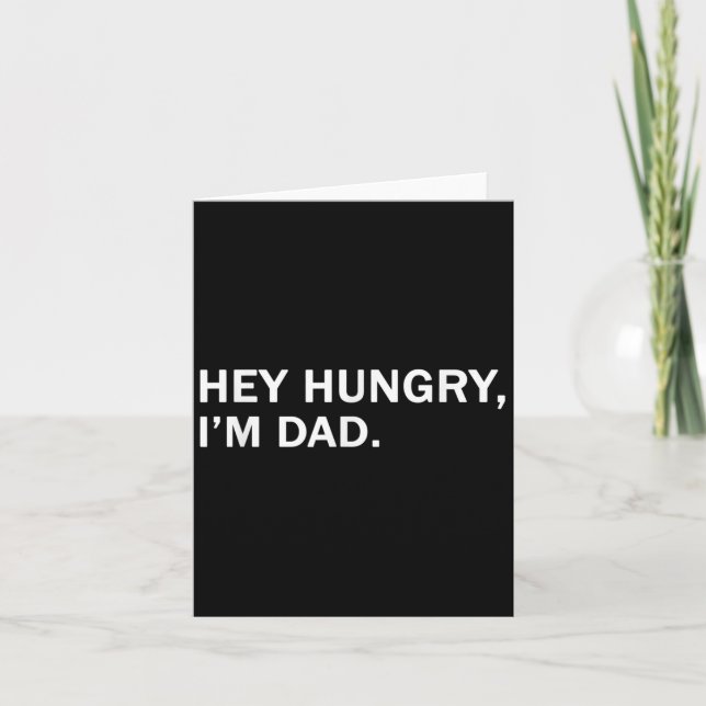 Medan Hey Hungrig,im Pappa Tee Faders Pappa Farfar Kort (Framsida)