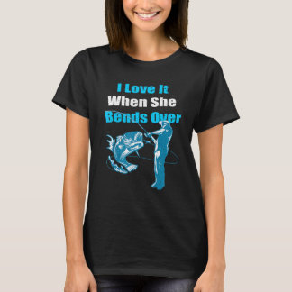 Medan jag älskar det när hon böjer sig ner t shirt