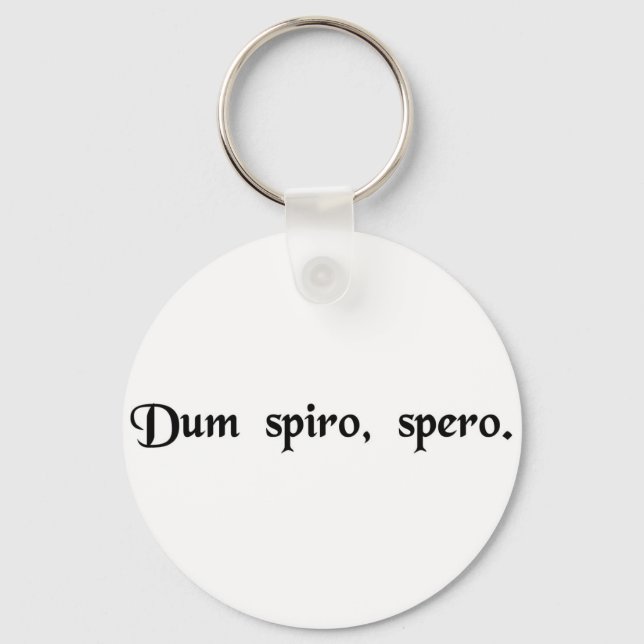 Medan jag andas hoppas jag. nyckelring (Framsida)