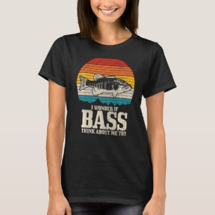 Medan jag undrar om abborre tänker på mig Vintage T Shirt