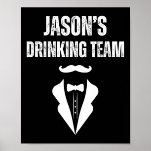 Medan Jasons Drickgrupp - Rolig Brudgums Svägerska Poster