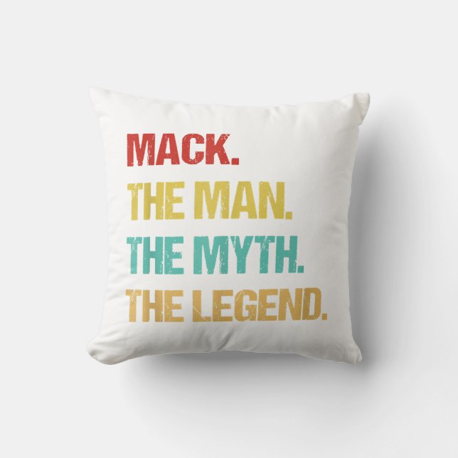 Medan Mack Människan Myten Legenden Kudde (Framsida)