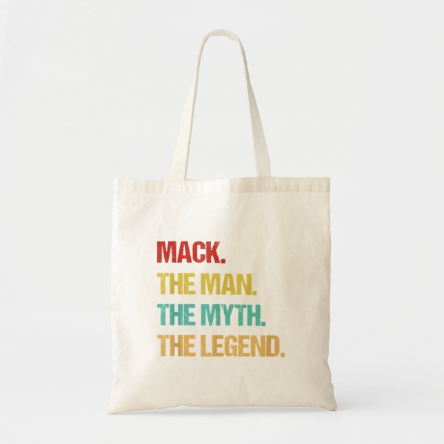 Medan Mack Människan Myten Legenden Tygkasse (Framsidan)