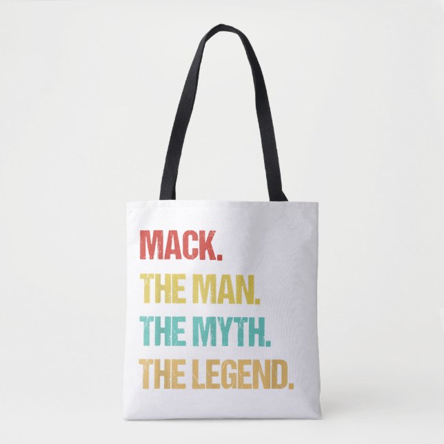 Medan Mack Människan Myten Legenden Tygkasse (Framsida)