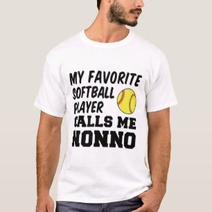 Medan min favorit Softll-spelare kallar mig Nonno  T Shirt