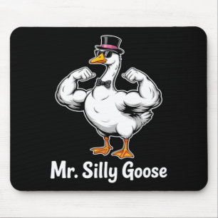 Medan mr silly goose brudgum för att vara bröllopp musmatta
