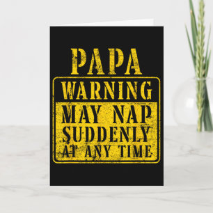 Medan Papa Varning Kan Sova Plötsligt När Som Hels Kort