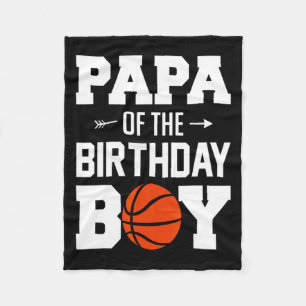 Medan pappa till födelsedags pojken basketpojken f fleecefilt