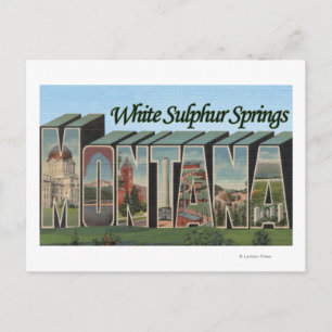 Medan Sulfur Vår, Montana Vykort