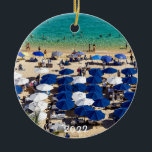 Medano Beach, Cabo San Lucas, Ceramic Ornament<br><div class="desc">Medano Beach är den största säkra badstranden i Cabo San Lucas och den mest populära. Fylld med varm sand,  många människor,  paraplyer och vackra vyer,  det är här man söker roligt i sol.</div>