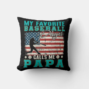 Medans Min Favoritbasebollspelare Kallar Mig Pappa Kudde