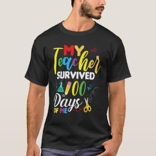 Medans Min Lärare Överlevde 100 Dagar Av Mig Dab 1 T Shirt