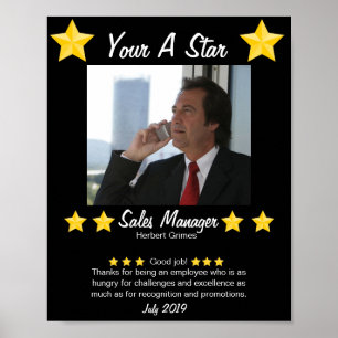 Medarbetare för månadsstjärnmedarbetare poster
