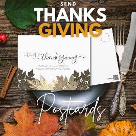 Medarbetare för Thanksgiving av personlig Vykort