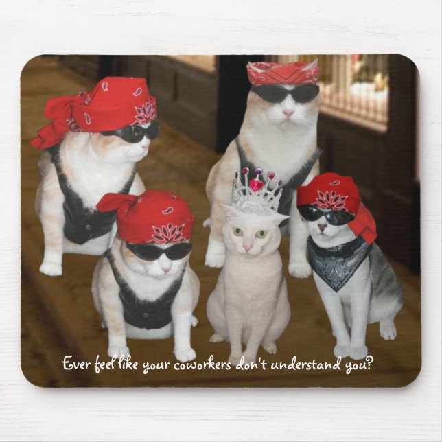 Medarbetare förstår inte mig musmatta (Framsidan)