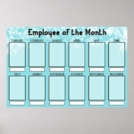 medarbetare i månadens visning för 4 x 6-foton poster