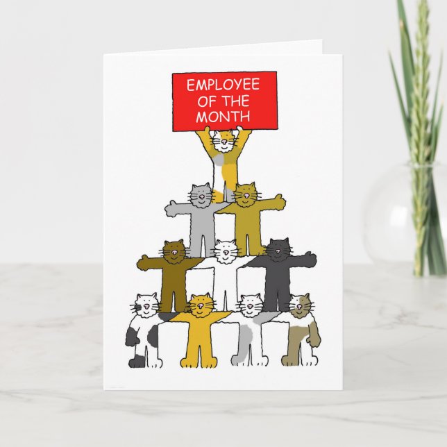 Medarbetare i månadskassan för Tecknader Kort (Framsida)