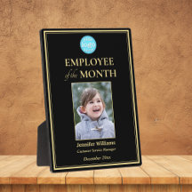 Medarbetare i Month Company Logotyp Photo Guld