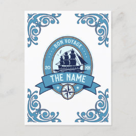 Medarbetare tack Farväl Lycka till på resan Vykort