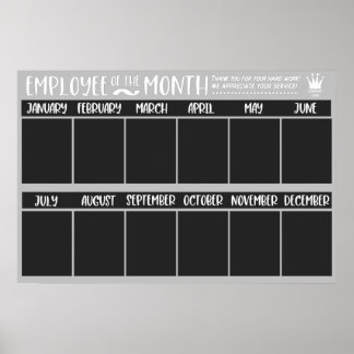 Medarbetare vid erkännande av månadsbelöning poster