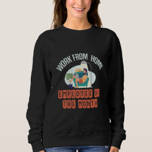 Medarbetare vid månadsarbetet från hemmet t shirt