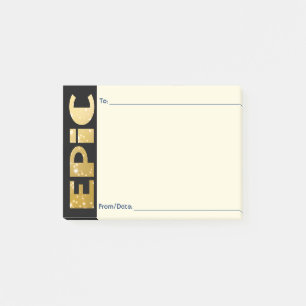 Medarbetarens peer-igenkänningskudos anpassad efte post-it block