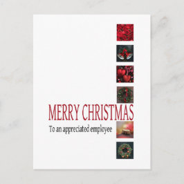 Medarbetarkort för God jul Helg Vykort