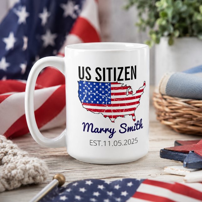 Medborgardagen Amerikan – Stolt över att vara en A Mugg (Citizenship Day American – Proud to Be an America Mug
)