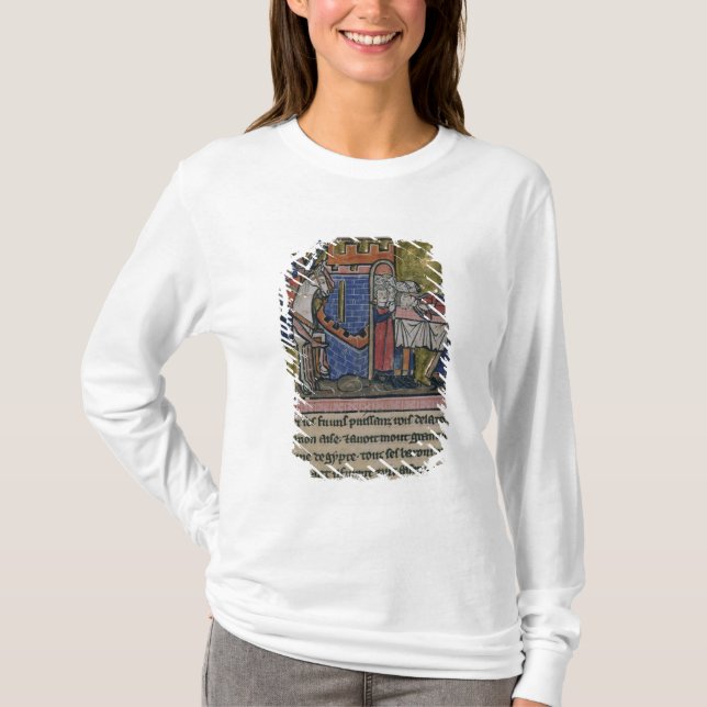 Medborgare av Edessa betalar vördnad till Baldwin T-shirt (Framsida)