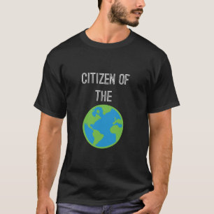 Medborgare av världen t-shirt
