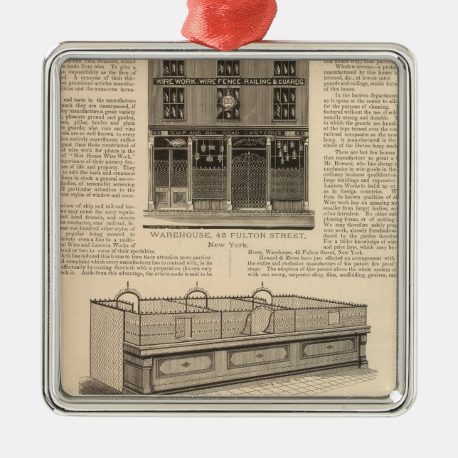 Medborgare binder och lyktaarbeten, Howard och Julgransprydnad Metall (Framsidan)