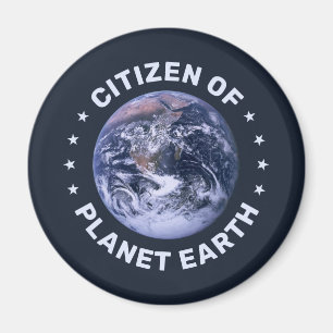 Medborgare i Planet Earth Magnet