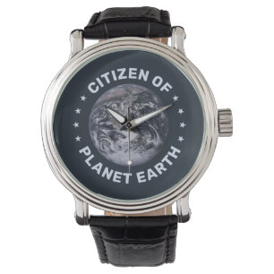 Medborgare i Planet Earth Watch Armbandsur