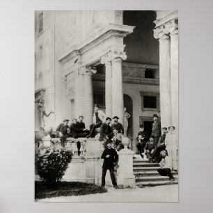 Medborgare i Villa Medici i Rom Poster
