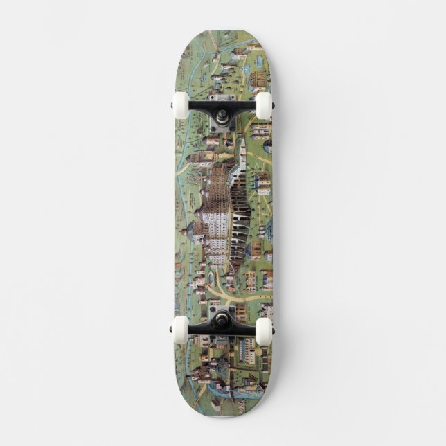 MEDBORGARE JERUSALEM OLD SCHOOL SKATEBOARD BRÄDA 21,6 CM (Framsida)