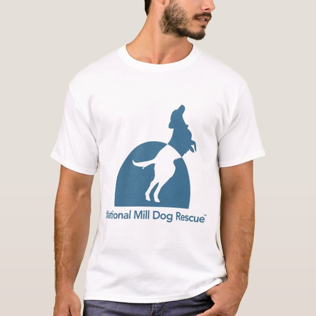 Medborgare mal hundräddinglogotypen endast t shirt (Framsida)