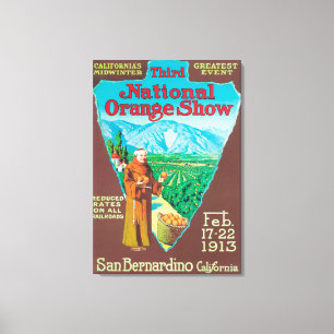 Medborgare orange ShowPoster #1 Canvastryck