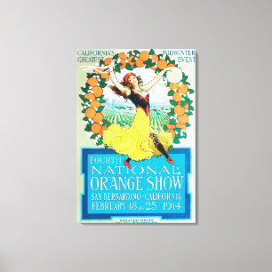 Medborgare orange ShowPoster #2 Canvastryck