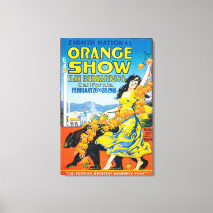 Medborgare orange ShowPoster #5 Canvastryck