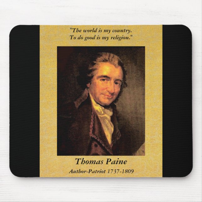 Medborgare Paine - Mousepad Musmatta (Framsidan)