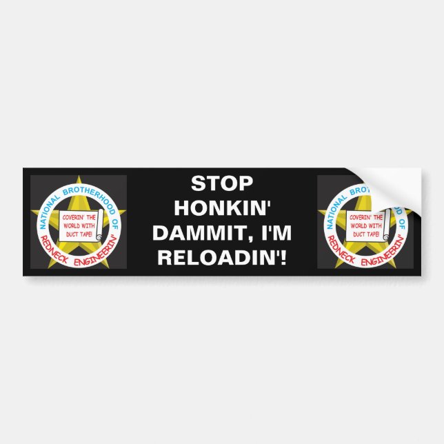 Medborgarebrödraskap av rednecken Engineerin Bildekal (Framsidan)