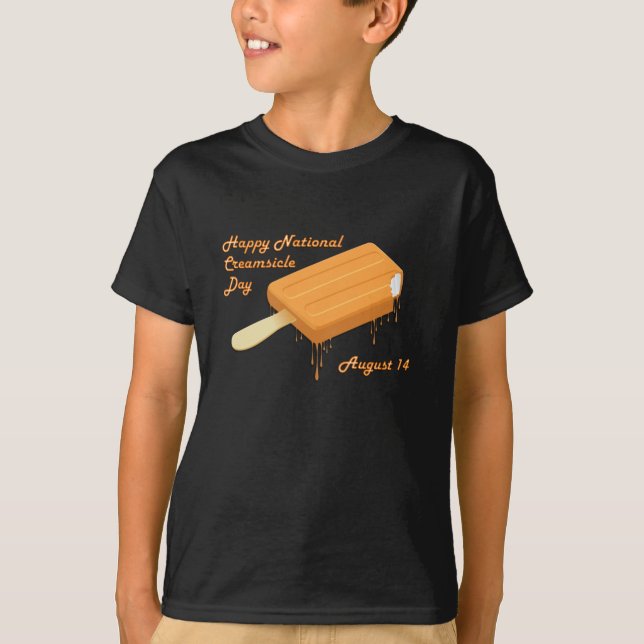 MedborgareCreamsicle dag Augusti 14 Tee Shirt (Framsida)