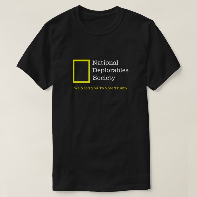 MedborgareDeplorables samhälle Tee Shirt (Design framsida)
