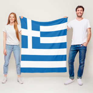 Medborgareflagga av det Grekland medlet Fleecefilt