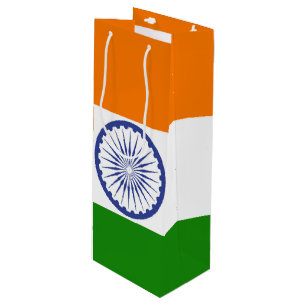 Medborgareflagga av Indien Ashoka Chakra