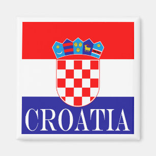 Medborgareflagga av Kroatien Zastava Hrvatske Magnet