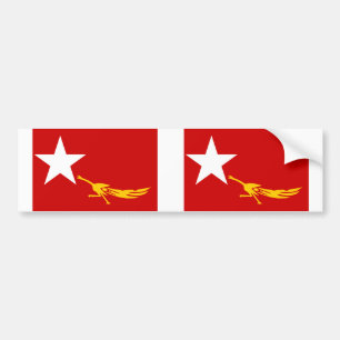 Medborgareliga för demokrati, Myanmar flagga Bildekal