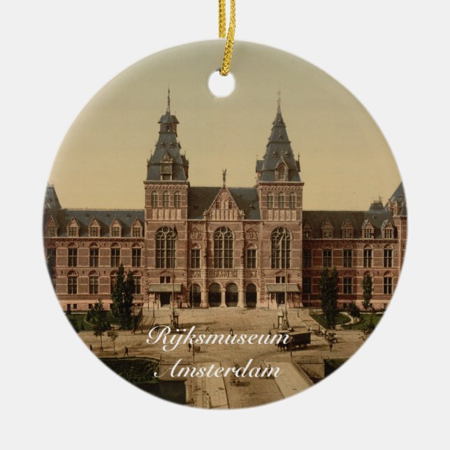 Medborgaremuseum, Amsterdam, Nederländerna Julgransprydnad Keramik (Framsidan)