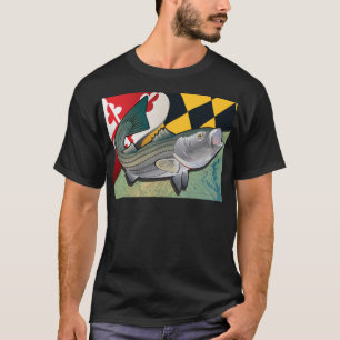 MedborgareRockfish av Maryland Tee Shirt
